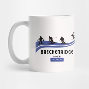 Breckenridge Ski Resort, Colorado. Mug Gift Ideas For The Ski Enthusiast. Mug